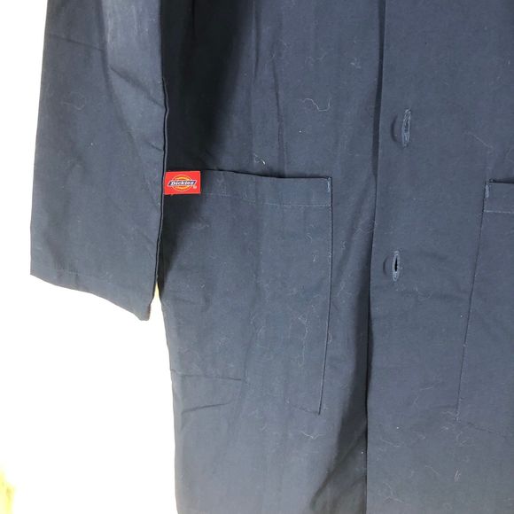 NWOT Dickies Navy Lab Jacket, Button Front, Large Front Pockets SZ XS - Picture 9 of 9